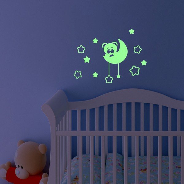 Fanastick Teddy Bear sötétben világító matrica-image-1
