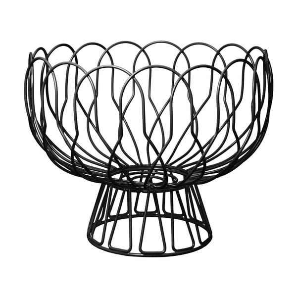 Wired fekete gyümölcskosár - PT LIVING-image-1