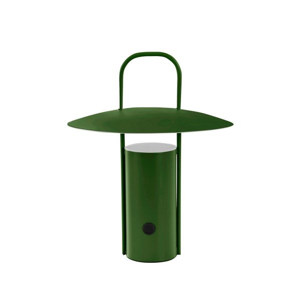 Zöld fém LED dimmelhető asztali lámpa (magasság 24 cm) Venna – Jotex