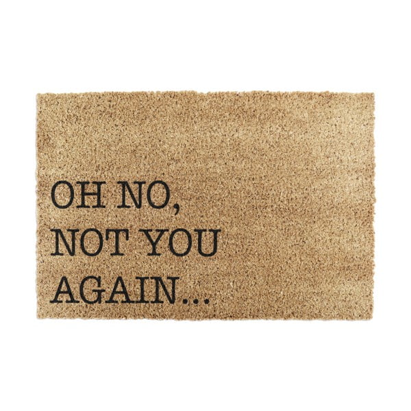Kókuszrost lábtörlő 40x60 cm Oh No Not You Again – Artsy Doormats