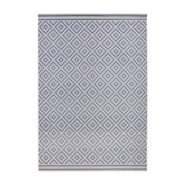 Raute kék kültéri szőnyeg, 200 x 290 cm - Bougari