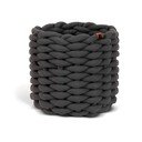 Textil tárolókosár ø 21x17 cm Peach Skin Round S – Bigso