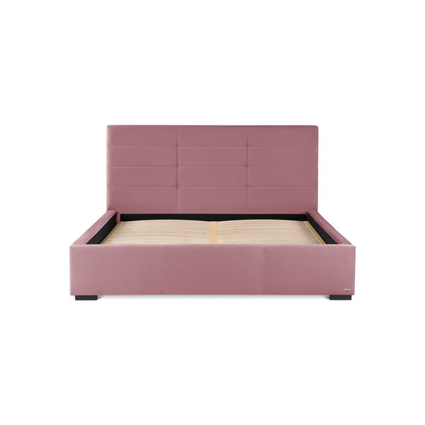 Poesy rózsaszín kétszemélyes ágy tárolóhellyel, 180 x 200 cm - Guy Laroche Home
