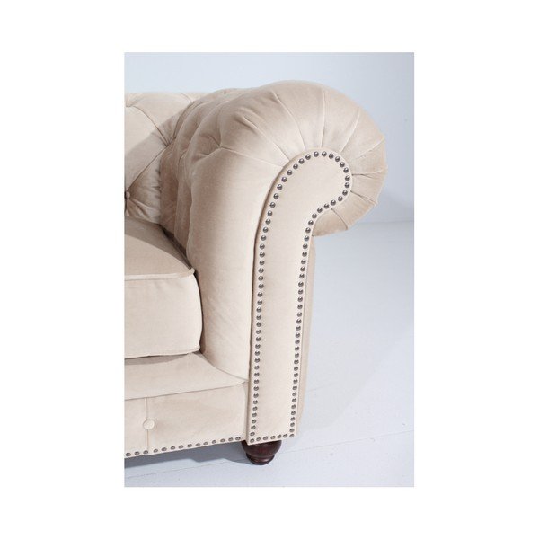 Orleans Velvet krémszínű fotel - Max Winzer-image-3