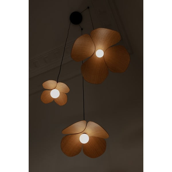 Natúr színű tölgyfa lámpabúra ø 28 cm Forget Me Not – UMAGE-image-3