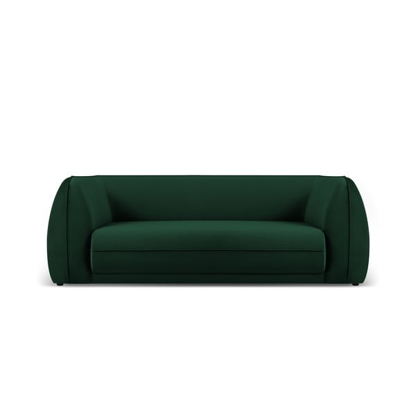 Zöld bársony kanapé 225 cm Lando – Micadoni Home