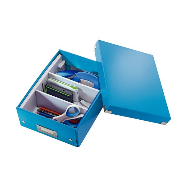 Office kék rendszerező doboz, hossz 28 cm Click&Store - Leitz-image-3