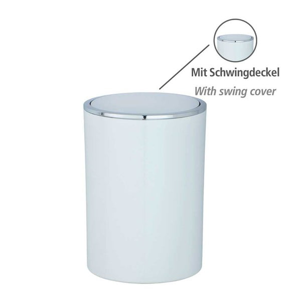 Fehér műanyag szemetes 5 l Inca – Wenko-image-2