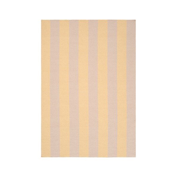 Sárga-bézs kézi szövésű gyapjúkeverék szőnyeg 160x230 cm Sissel – Jotex