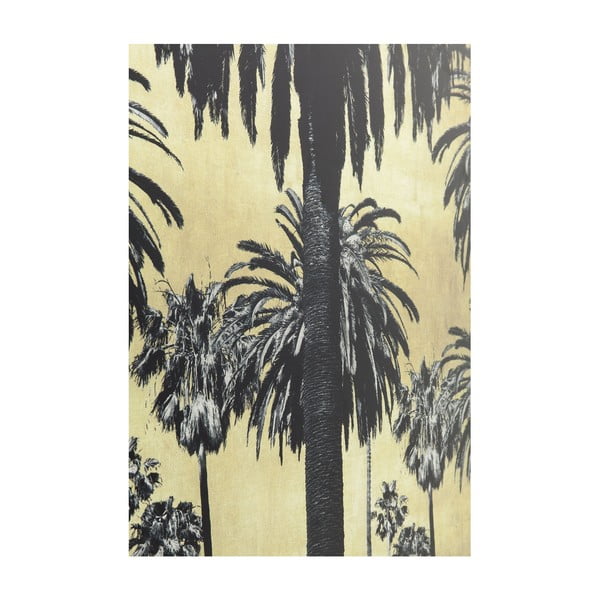 Palms üvegezett kép, 120 x 80 cm - Kare Design