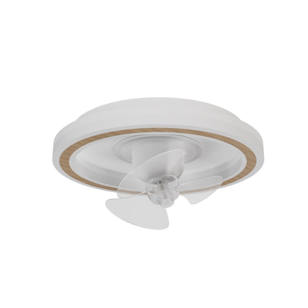 Fehér LED mennyezeti lámpa távirányítóval, ventilátorral Alan Move  SULION