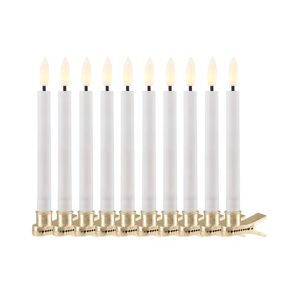 Sille 10 db-os világító LED dekoráció szett, magasság 11 cm - Sirius-image-1