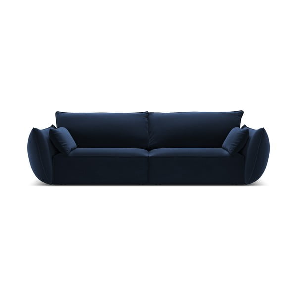 Sötétkék bársony kanapé 208 cm Vanda – Mazzini Sofas