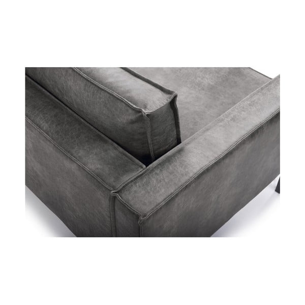 Rate sötétszürke műbőr fotel - Scandic-image-4