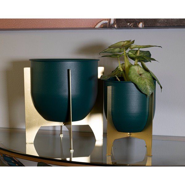 Fém kaspó szett 2 db-os ø 24 cm Grent Shet – Mauro Ferretti-image-1