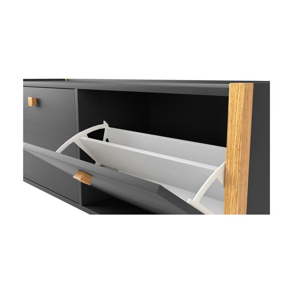 Bode sötétszürke cipősszekrény - Woodman-image-3