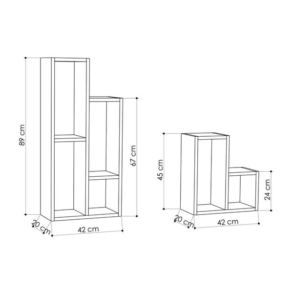 Sule fehér könyvespolc-image-2