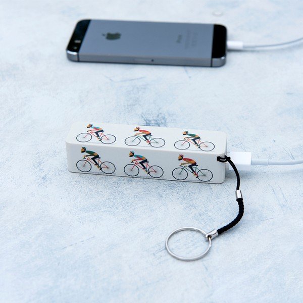 Le Bicycle kulcstartós hordozható töltő, 2000 mAh - Rex London-image-1