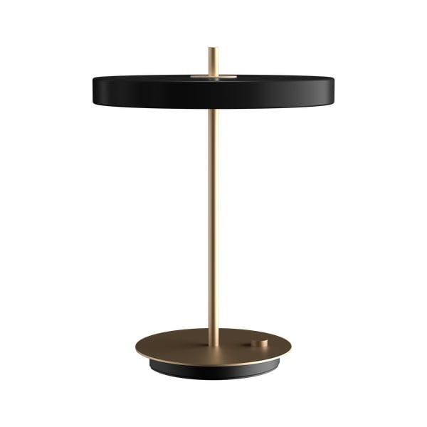 Fekete LED dimmelhető asztali lámpa fém búrával (magasság 41,5 cm) Asteria Table – UMAGE