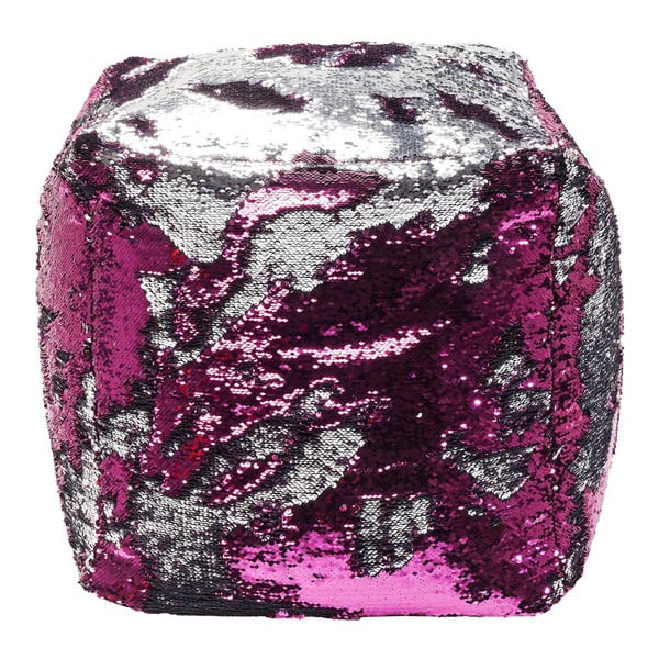 Queen rózsaszín puff - Kare Design