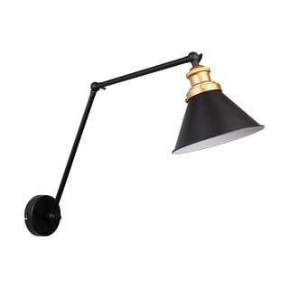 Fekete fém fali lámpa Fundo – Candellux Lighting