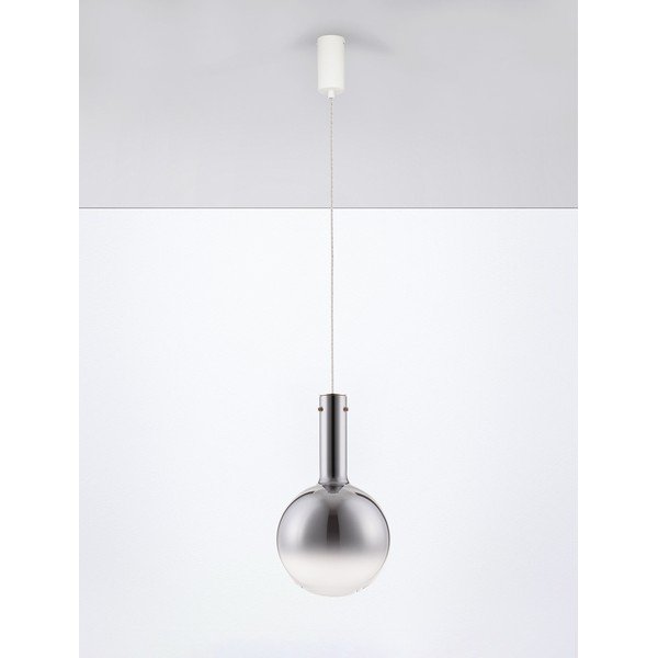 Szürke üveg LED dimmelhető függőlámpa ø 25 cm Nostos – Nova Luce-image-3