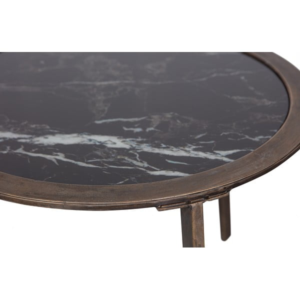 Fekete dohányzóasztal 58x58 cm Lax – BePureHome-image-2