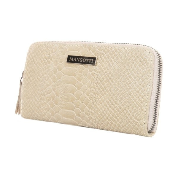 Zuna bézs bőr alkalmi táska - Mangotti Bags-image-4