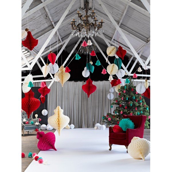 Giant Bubble Red XL papírdekoráció - Talking Tables-image-4