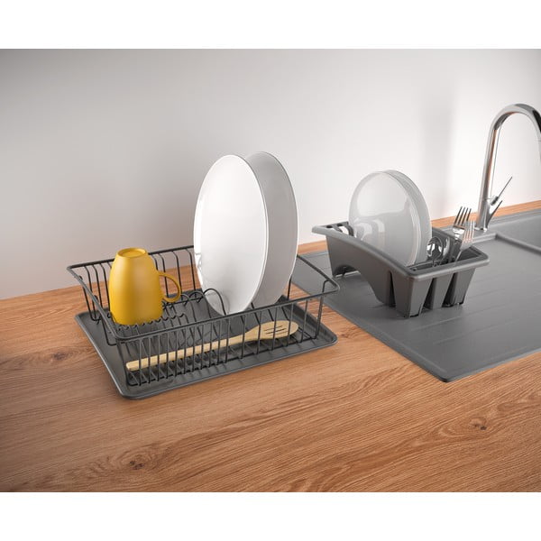 Aquatexplus Lava antracitszürke rozsdamentes edénycsepegtető - Metaltex-image-4