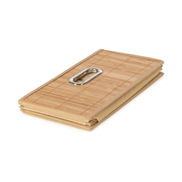 Bambusz tárolókosár 31x31x15 cm Anji – Compactor-image-4