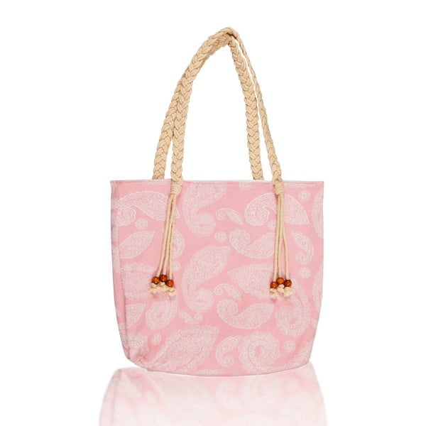 Paisley rózsaszín táska, 50 x 40 cm - Begonville