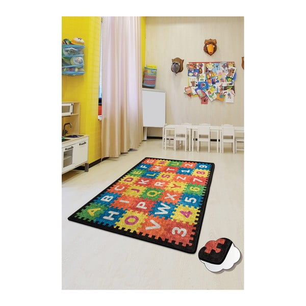 Puzzle gyerekszőnyeg, 140 x 190 cm-image-1