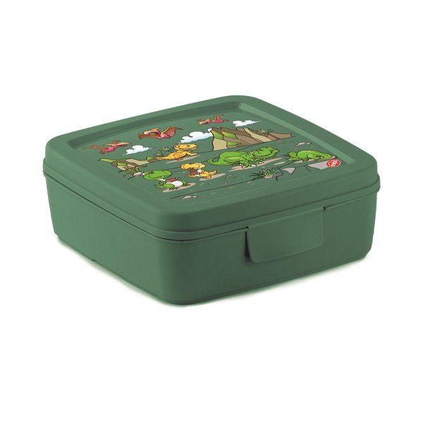 Zöld gyerek uzsonnás doboz Dinosaur – Snips