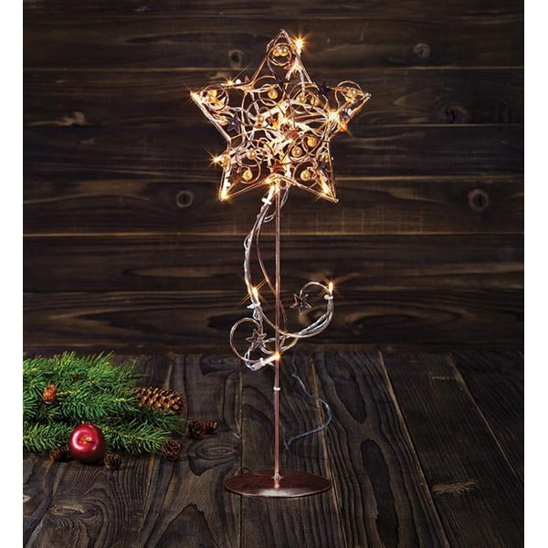Hagaberg Copper álló világító LED dekoráció, magasság 44 cm - Markslöjd
