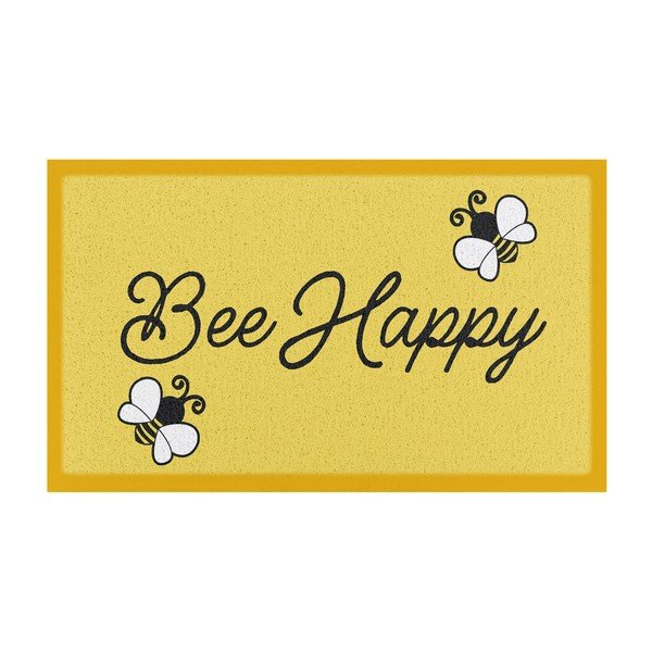 PVC lábtörlő 60x90 cm Bee Happy – Artsy Doormats-image-2