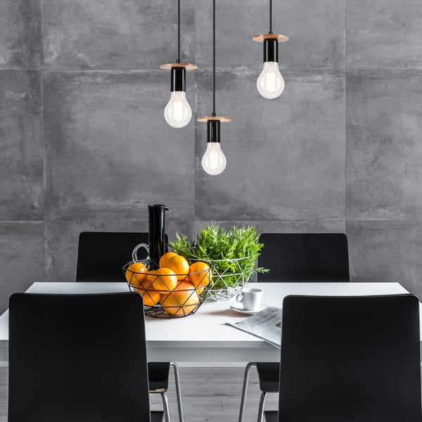 Fekete függőlámpa Angelina – LAMKUR-image-2