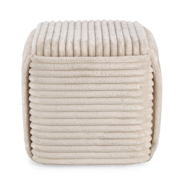 Bézs puff Cube – Bizzotto-image-1