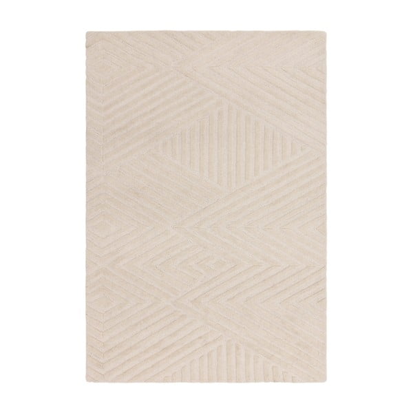 Krémszínű gyapjú szőnyeg 200x290 cm Hague – Asiatic Carpets
