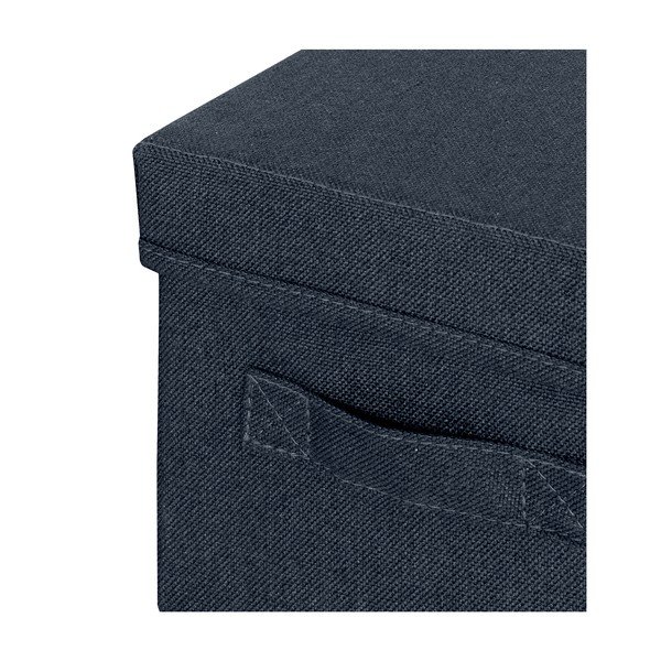 Sötétszürke fedeles textil tárolódoboz szett 2 db-os 19x28.5x16 cm – Leitz-image-2