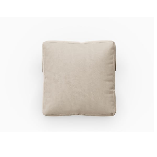 Bézs bársony párna moduláris kanapéhoz Rome Velvet - Cosmopolitan Design-image-1