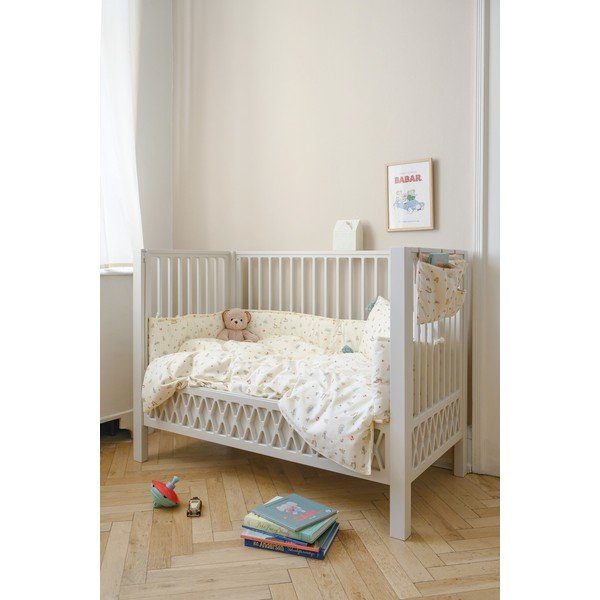 Világossárga bio pamut gyerek ágyneműhuzat babaágyhoz 100x140 cm Vintage Toys – Cam Cam Copenhagen-image-3