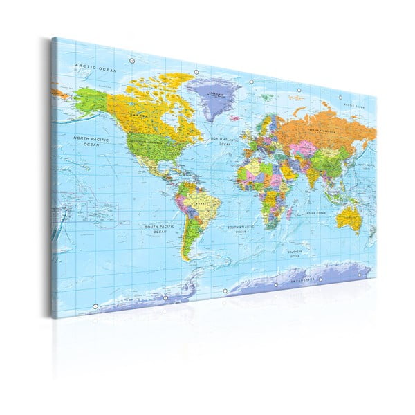 Orbis Terrarum fali világtérkép, 90 x 60 cm - Bimago-image-2