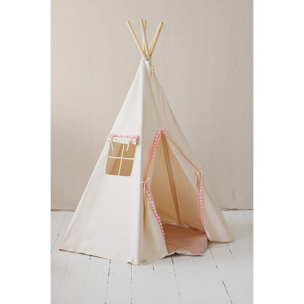 Gyerek teepee sátor Fluffy Pompoms – Moi Mili-image-4