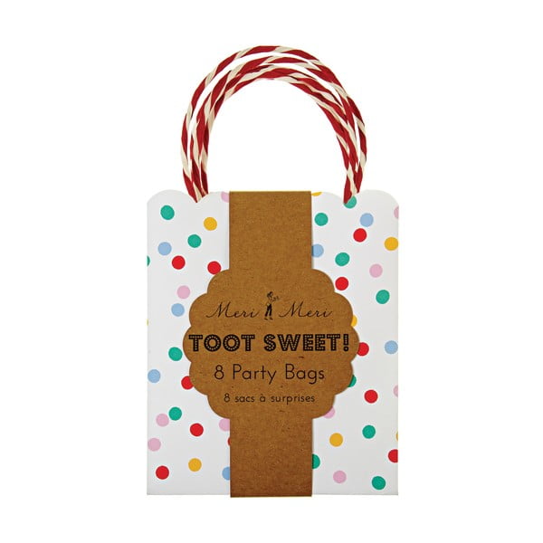 Ajándéktáska szett 8 db-os 13x8 cm Spotty – Meri Meri-image-2