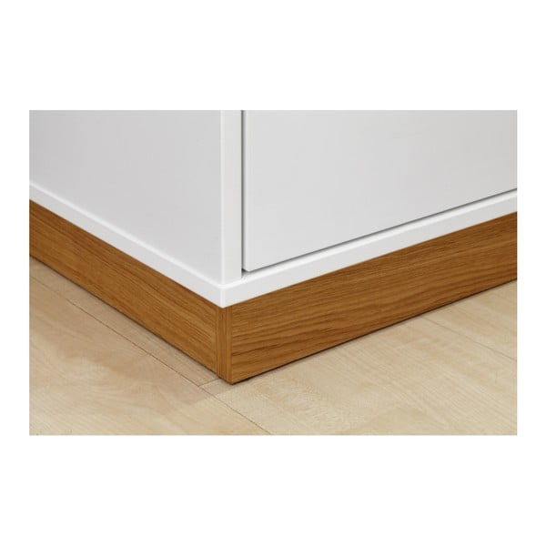 Ontur 11 fehér komüd fa lábazattal és részletekkel - Dřevotvar-image-1