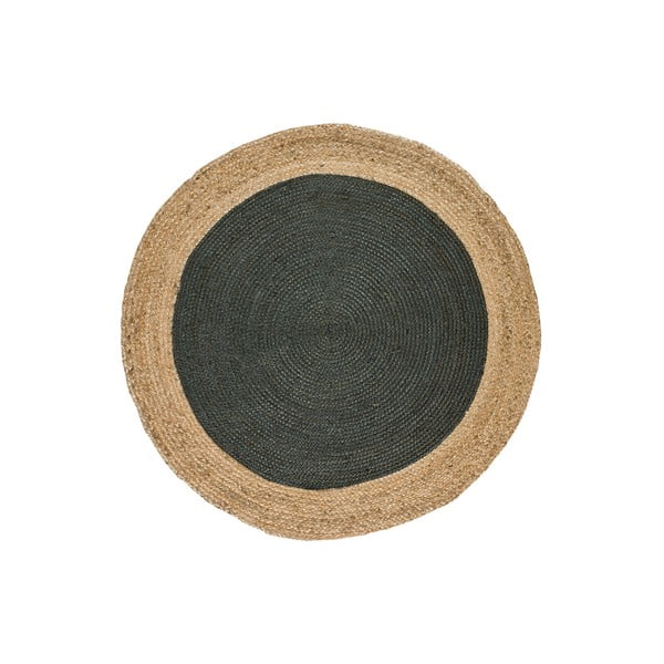 Szürke-natúr színű kerek szőnyeg ø 90 cm Mahon – Universal