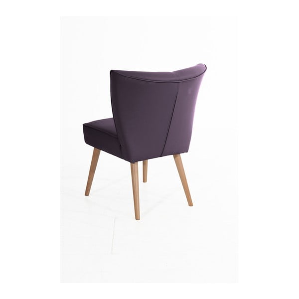 Beni Imitation lila műbőr fotel - Max Winzer-image-1