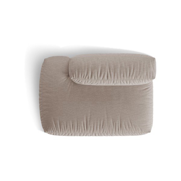 Bézs kanapé modul (bal oldali) Martina – Micadoni Home-image-3