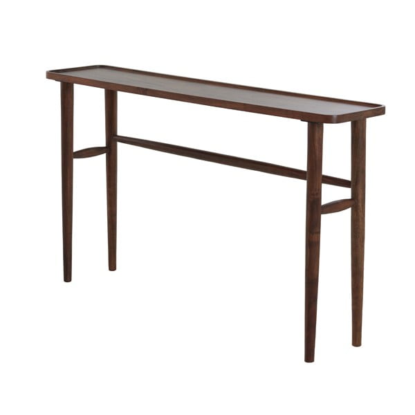 Barna akácfa konzolasztal 30x140 cm Qiano – Light & Living-image-2